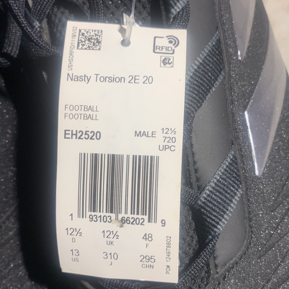 Adidas Nasty Torsion 2E 20 Size 12.5 Football ? Sneakers main image 5